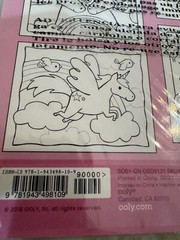 OOLY Enchanting Unicorn Coloring Book 31 Perforated Pages Kids New Sealed