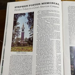 Florida’s Memorial to Stephen Collins Foster Pictoral Historical Site Music 64 P