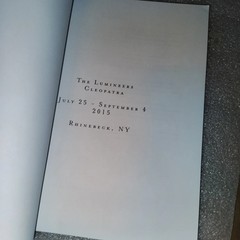 The Lumineers Cleopatra 2015 Tour Photo Book Wesley Schultz Music