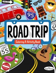 USA Road Trip Coloring & Activity Book for Kids: 30+ Pages of Coloring Activ…