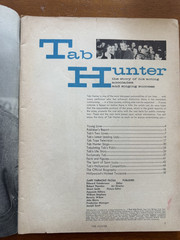 TAB HUNTER 1957 Biography Natalie Wood Photo Magazine Vintage Movie TV Stars