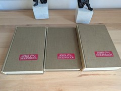 Lot of 3 Classic Books by John Steinbeck Vintage Hardcover Viking