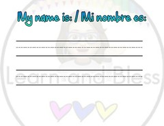 Learning Binder Kids 1 to 6 years / Carpeta de Aprendizaje niños 1 a 6 años