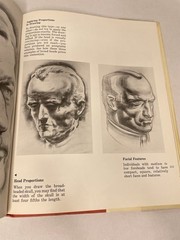 Drawing the Human Head Burne Hogarth 300 Illustration HC 1970 Library Bind – Art