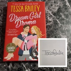 Signed Book – Dream Girl Drama by Tessa Bailey Barnes Noble 1st Edition HC New