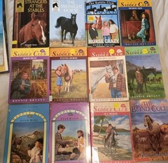 Lot 60+ Vintage to Now Children’s Chapter Books On Horses Saddle Club More Read