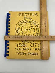 Vtg Cookbook York City PA Council PTA ~ 1977 Spiral PB 174 Typed Pages Local