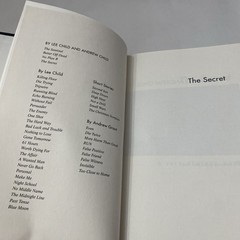 THE SECRET/LEE CHILD&ANDREW CHILD FIRST EDITION HC SIGNED JACK REACHER