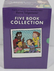 Raina Telgemeier – Box Set (Smile, Drama, Sisters, Ghosts, Guts) NEW Paperback
