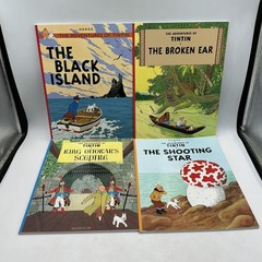 Hergé The Adventures Of Tintin 12-Book Paperback Set Little Brown Multicolor