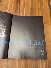 The Professional Chef 9th Edition Culinary Institute of America CIA Textbook