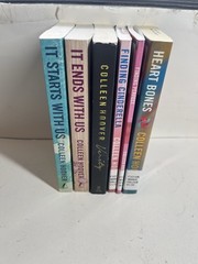 Lot of 6 Colleen Hoover Softcover Romance Paperback Books Ex-Library