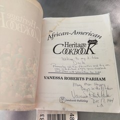 African-American Child’s Heritage Cookbook – paperback Parham, Vanessa WATER DEM