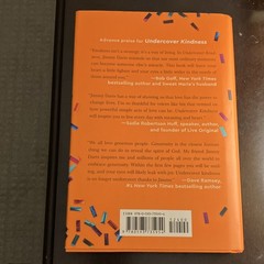 Undercover Kindness by Jimmy Darts Hardcover Book Very Good Condition