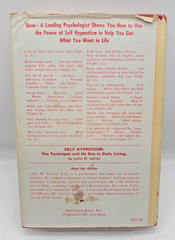 Self Hypnotism The Technique And Its Use In Daily Living Leslie Lecron 1971 HC