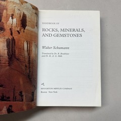Handbook of Rocks, Minerals, and Gemstones (1985, Paperback). – C1