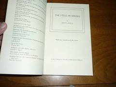 John A Fitch. The Steel Workers. 1989 ptg of 1910 edition. Paperback. Near fine.