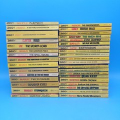 DAW Yellow Spine lot x35 vintage science fiction fantasy Carter Bradley Norton +