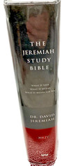 Jeremiah Study Bible NKJV HC Book New King James Version Signed by Author LOOK