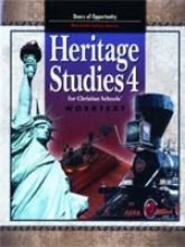Heritage Studies 4 for Christian Schools – Paperback – GOOD