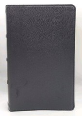KJV Large Print Single Column Bible Indexed Leatherback By Thomas Nelson