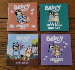 Bluey Book Lot of 18 Storybooks, Coloring Books, UNUSED