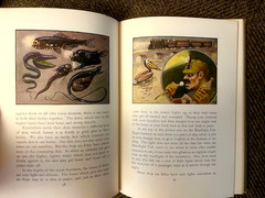 1935 WATER PEOPLE by Wilford Swancourt Bronson art deco full color children’s