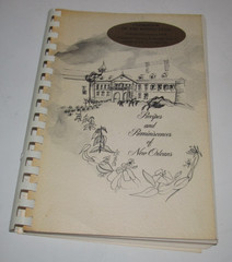 „Recipes and Reminiscences of New Orleans” cookbook, Ursuline Academy, 1971 (B3)