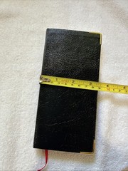 KJV New Testament With Proverbs-Black Bonded Leather Excellent Condition