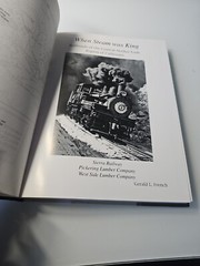 WHEN STEAM WAS KING, GERALD FRENCH 2006 NEW 241 PAGES.