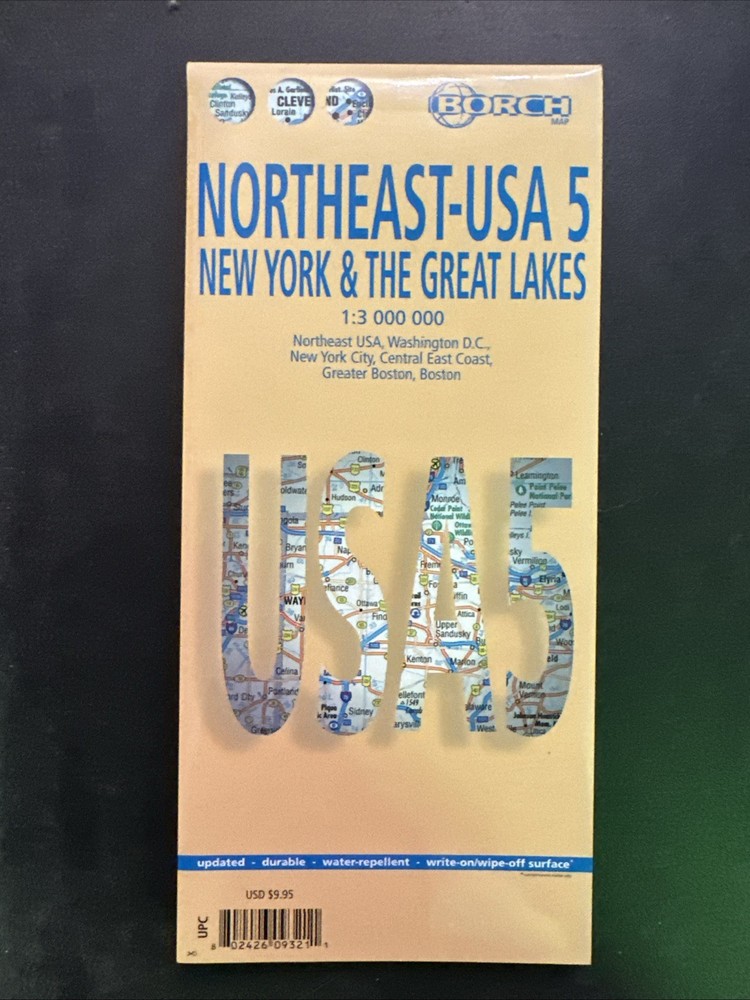 Usa 5 Ne, Ny and Great Lakes by Not Available (2009, Map, Other)
