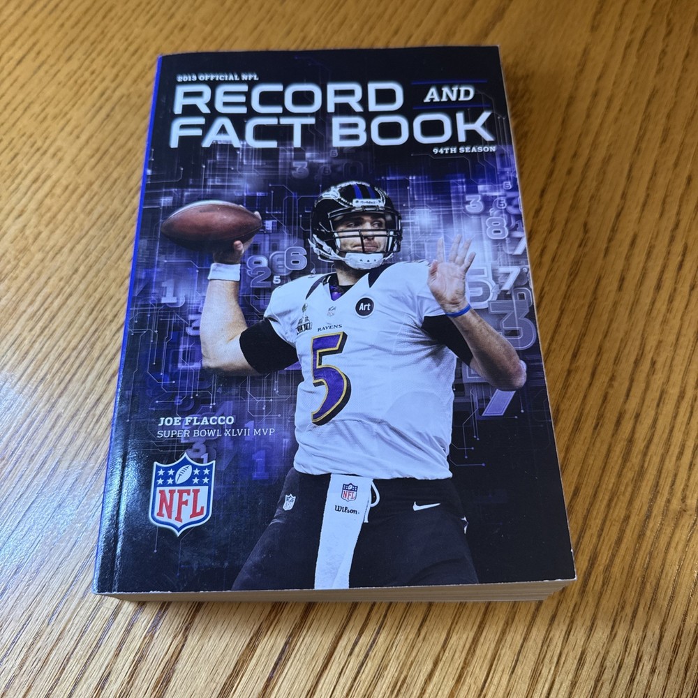 NFL Record & Fact Book 2013 Official Joe Flacco Cover National Football League