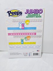 Blue & Yellow Easter Peeps Jumbo Coloring & Activity Book 80 Pages New