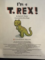 Vintage A Little Golden Book I’m A T. Rex! 2010 #6864