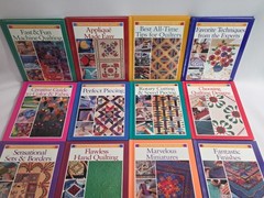 Set of 12 Rodale’s Successful Quilting Library Books Borders Applique Piecing