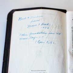Vtg Holy Bible, International Series KJV Leather Lined Thumb Index John Winston