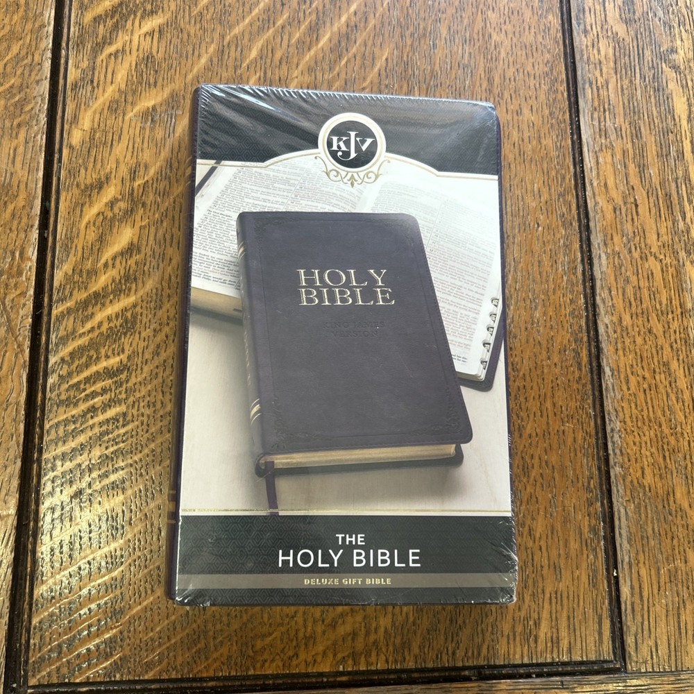 Purple KJV Gift Edition Bible Purple (Leather / Fine Binding) New