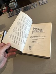 Bo’s Lasting Lessons [Paperback] Schembechler, Bo. & John U. Bacon.