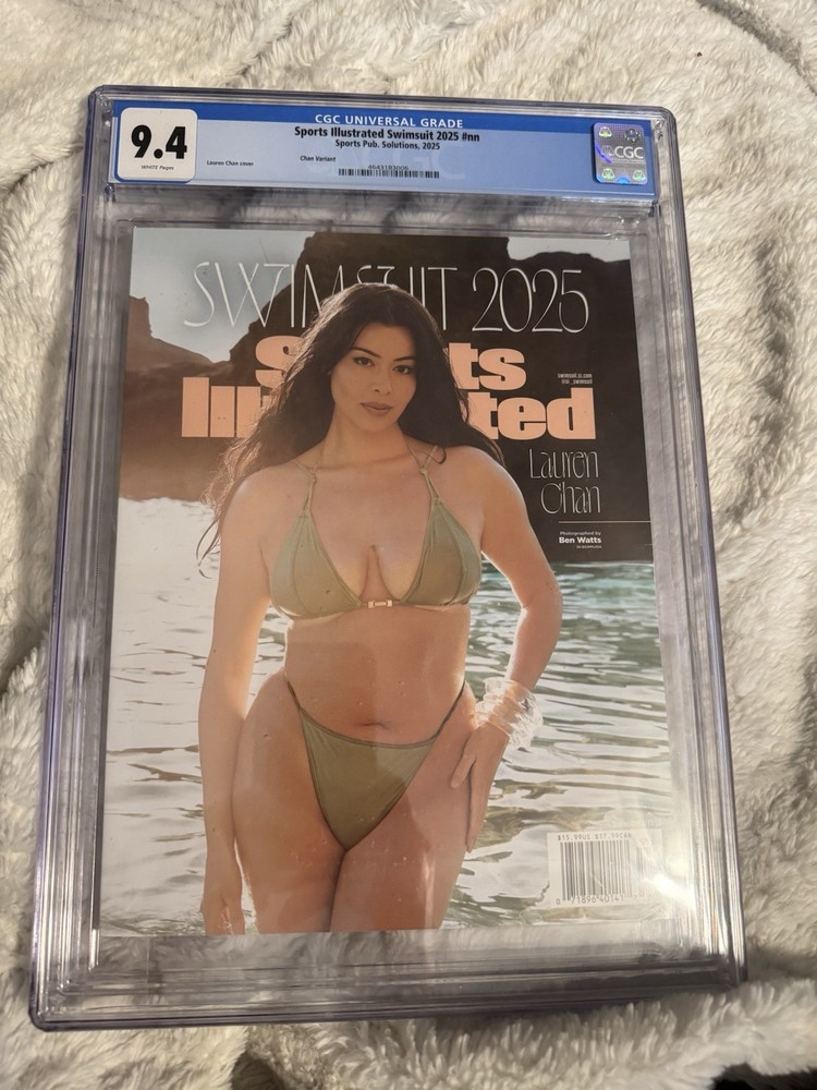 SPORTS ILLUSTRATED – SWIMSUIT 2025 ISSUE – LAUREN CHAN, GRADED 🔥9.4