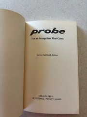 Probe James Fairfield 1972 Evangelism Mennonite Christian Paperback Herald Press