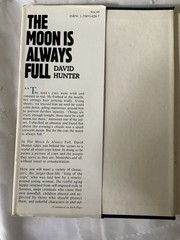 The Moon Is Always Full By David Hunter Hardback Dust Jacket Torn 231 Pages