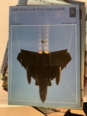 Rolls-Royce Magazine – No. 13–46 – 1984–1989 ~ Lot of32 – Aviation/Aerospace *