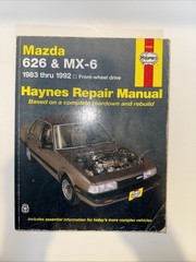 Haynes 61041 Premium Manual For Models Mazda 626 & MX-6 FWD 83-92