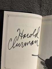 ALL PEOPLE ARE FAMOUS by Harold Clurman HB First Edition