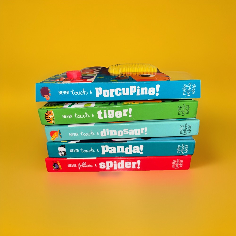 Never Touch A Spider A Tiger A Piranha A Monster A Porcupine Books Hardcover Lot