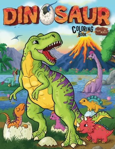 Dinosaur Coloring Book for Kids: Realistic, Fun, Adorable … by Press, KidzNest