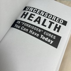 Uncensored Health 25 „Forbidden” Cures You Can Have Today Paperback