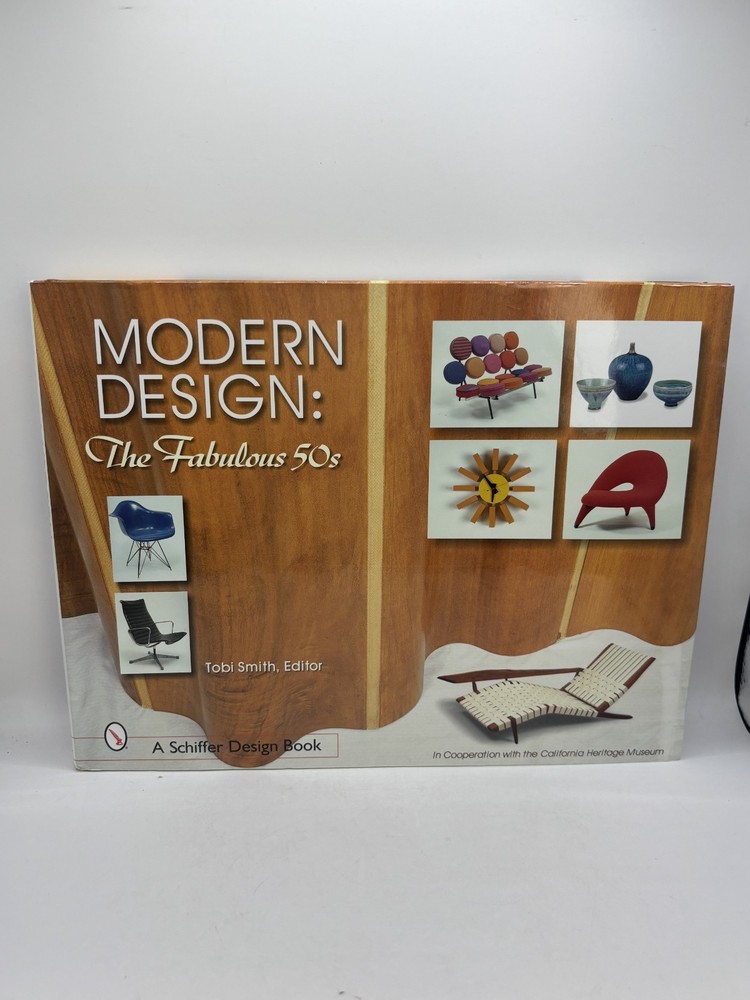 Schiffer Modern Design The Fabulous 50s Hardcover Design Book 11.5″x9″ 215 pages