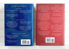 Dan Brown Complete Lot of 8 Set HARDCOVER Books Robert Langdon Series (#1-6)