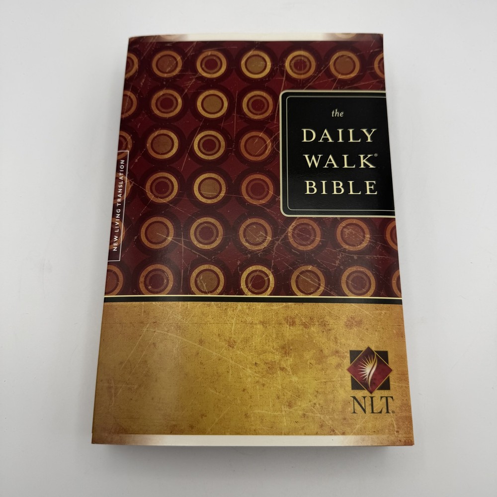 The Daily Walk Bible NLT New Living Translation Paperback Christian Study Bible